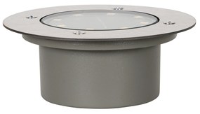 Foco de chão moderno em aço com LED IP65 solar - Terry Moderno