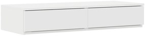 Gavetas para Cama Branca 75x36,5x16,5 cm em Madeira de Engenharia