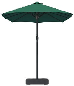 Guarda-sol de Jardim Verde 385 x 209 x 244 cm tecido