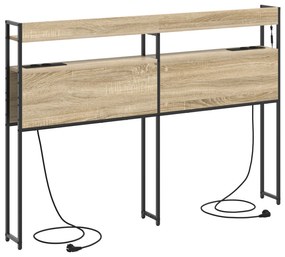 Cabeceira de armazenamento Carvalho sonoma 135 cm