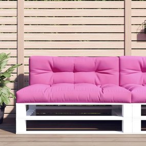 Almofadões para sofás de paletes 2 pcs tecido rosa
