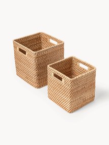 Cestos de arrumação Lurdes, conjunto de 2