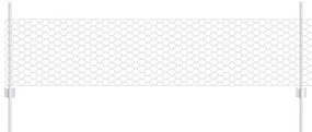Postes de Cerca vidaXL 11 pcs U-Channel 60 cm Aço Galvanizado
