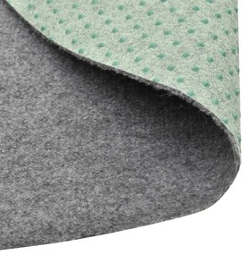Relva artificial com pitões redonda diâmetro 95 cm cinzento