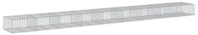Cesto gabião com cobertura 900x100x50 cm ferro galvanizado