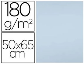Cartolina 50x65 cm 180 gr Celeste Pack de 25 Unidades