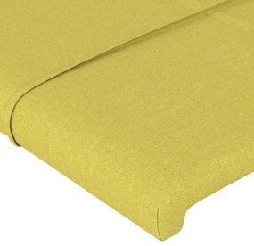 Cabeceira de cama tecido 100x5x78/88 cm verde