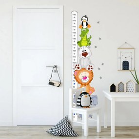 Autocolante - Medidor com animais II - 180cm