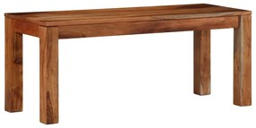 Banco 110 cm madeira maciça de acácia