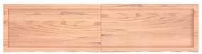 Prateleira de parede 160x40x(2-6) cm carvalho tratado castanho