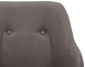 Cadeira de Baloiço Home em Tecido Cinzento - Design Nórdico
