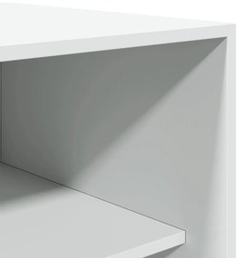 Roupeiro 80x50x200 cm derivados de madeira branco