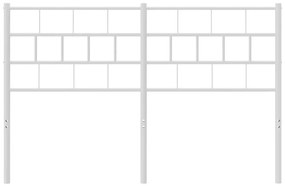 Cabeceira de cama 140 cm metal branco