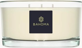 Vela perfumada artesanal com três pavios (âmbar, sálvia)