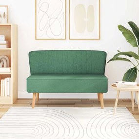vidaXL Sofá de tecido 117x55,5x77 cm verde