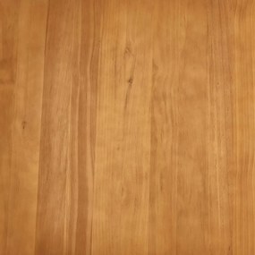 7 pcs conjunto de jantar em madeira de pinho castanho mel