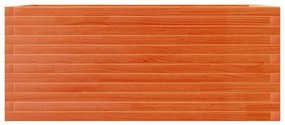 Vaso/floreira de jardim 110x60x45,5 pinho maciço castanho mel