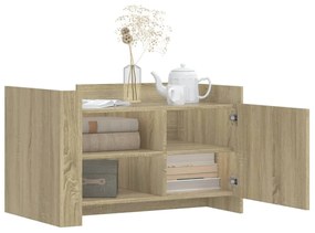 Mesa de centro 80x50x50 cm derivados de madeira carvalho sonoma