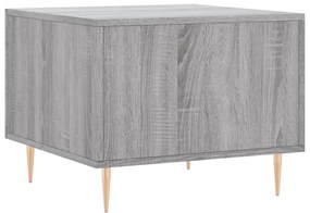 Mesas de centro 2 pcs 50x50x40 cm madeira proc. sonoma cinza