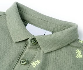 Polo para criança caqui 104