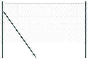 Cerca Hexagonal vidaXL Cinza 1x50 m Aço
