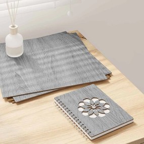 vidaXL Painéis de Decoração 12 pcs Cinza Sonoma 30 x 30 x 0,27 cm