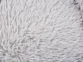 Cama para animal em pele sintética cinzenta clara ⌀ 60 cm KULU Beliani