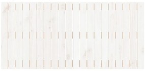 Cabeceira de parede 127,5x3x60 cm pinho maciço branco