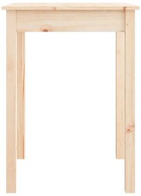 Mesa de jantar 55x55x75 cm madeira de pinho maciça