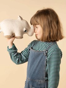 Almofada de peluche artesanal Savanah Rhino