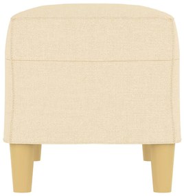 Banco 70x35x41 cm tecido cor creme