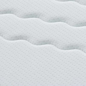 Colchões 2 pcs Branco, Cinza 70 x 200 cm Tecido Tricotado