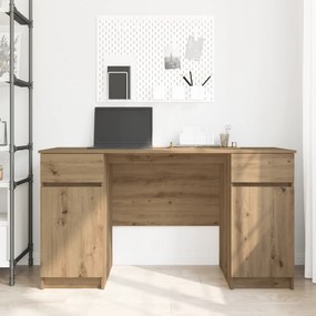 Mesa vidaXL Artisan Carvalho 140x49x76 cm Madeira de engenharia