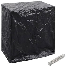 Capas mobiliário jardim 2 pcs mesa ténis 8 ilhós 160x55x182 cm