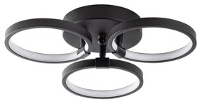 Chandelier Halka – Preto – Largura 37 cm x Altura 9 cm x Profundidade