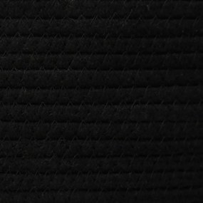 Cestos de arrumação 2 pcs algodão branco e preto