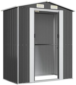 Abrigo de jardim 192x108x223 cm aço galvanizado antracite