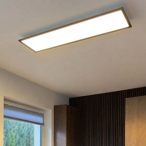 Candeeiro de Teto Moderno Preto 120 cm com LED Dimmer to Warm - Liv