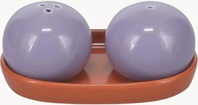 Conjunto de saleiro e pimenteiro em cerâmica Duo, conjunto de 3