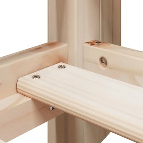 Beliche com telhado 80x200 cm madeira de pinho maciça