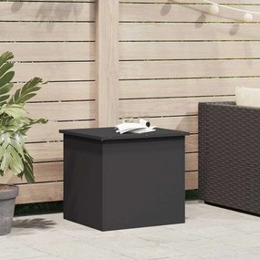 vidaXL Caixa de Armazenamento Externa Preto 55 x 50.5 x 50 cm