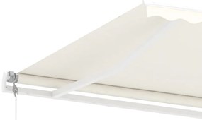 Toldo automático independente 450x300 cm cor creme