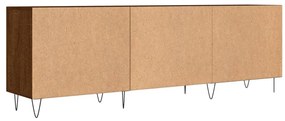 Móvel de TV 150x30x50 cm derivados de madeira carvalho castanho