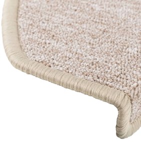 Tapetes de escadas 10 pcs 65x24x4 cm cinza-acastanhado