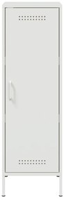 Aparador alto 36x39x113 cm aço branco