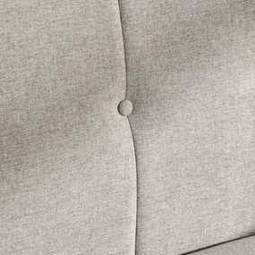 Sofá de 2 Lugares Estofado em Linho Sintético Sofá Moderno de Sala de Estar com 2 Almofadas Amovíveis Apoio para os Braços e Pés de Madeira 149x76,5x86cm Creme