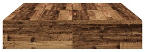 Cama com Armazenamento vidaXL Madeira Velha 135x190 cm