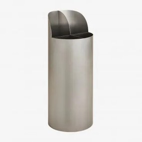 Porta-guardanapos Em Aço Maurizio Cinzento Escovado - Sklum