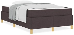 Cama Box Outros Marrom Escuro e Branco 120 x 190 cm tecido