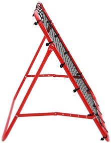 Rede de ressalto para futebol ajustável 100 x 100 cm